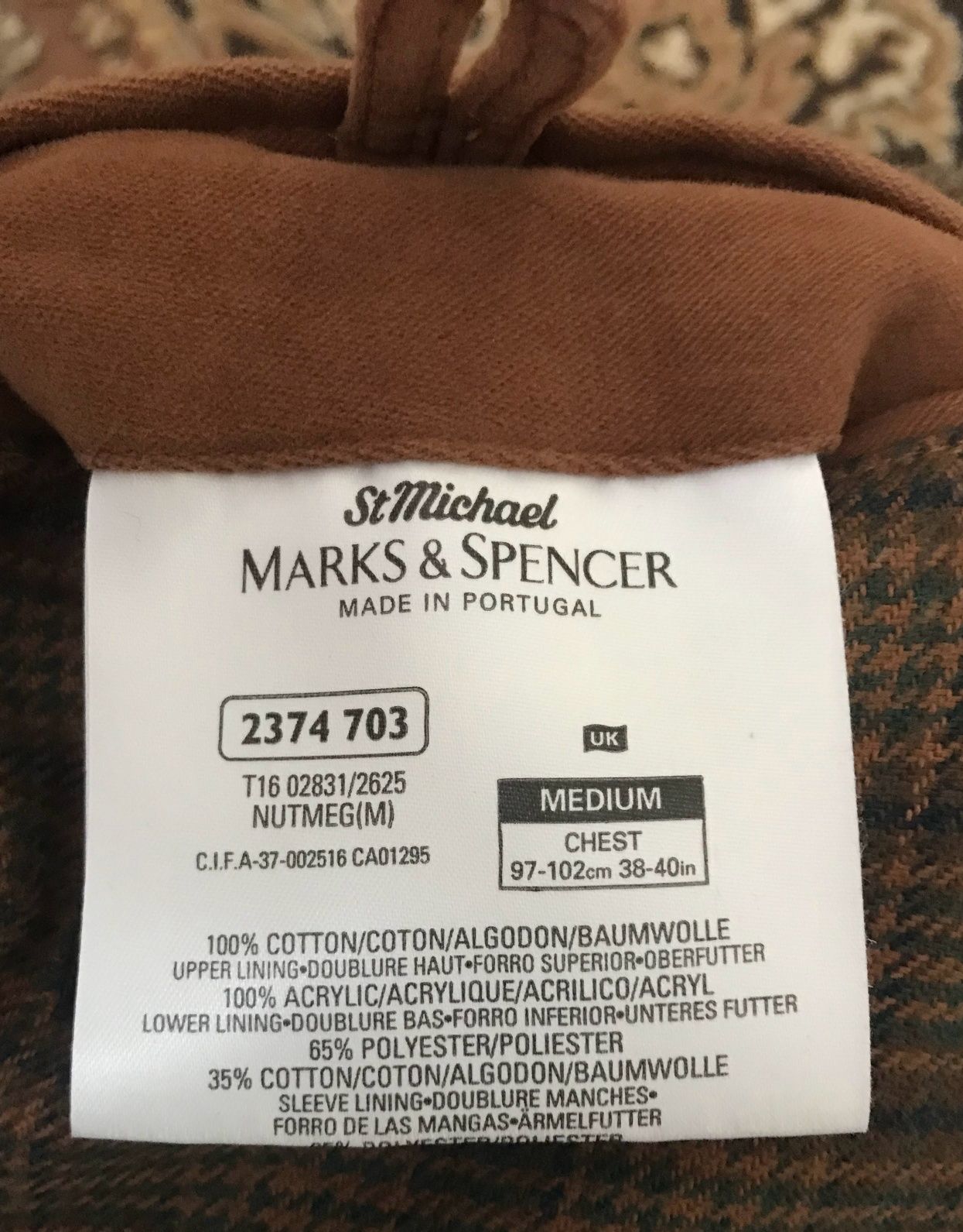 коттоновая куртка Marks & Spencer