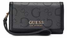 Guess Czarny Portfel Logowany Bogue Slg Phone
