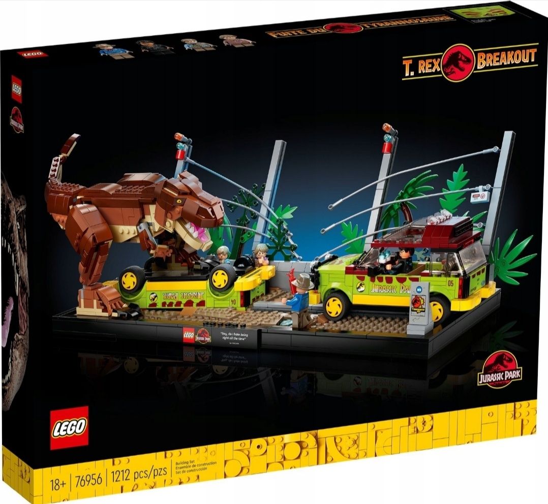 LEGO Jurassic World 76956 Tyranozaur na wolności nowe