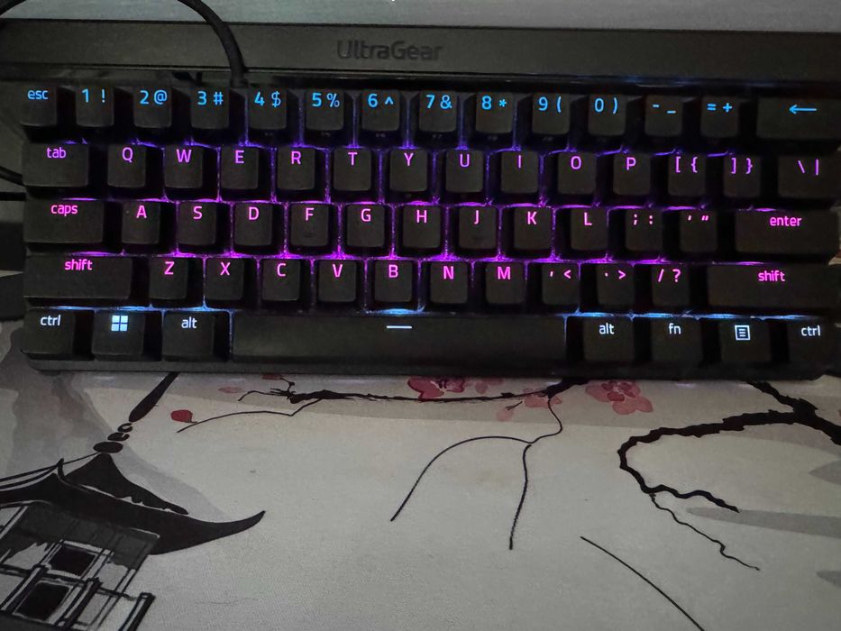 Razer Huntsman Mini Mecânico 60% - Como novo