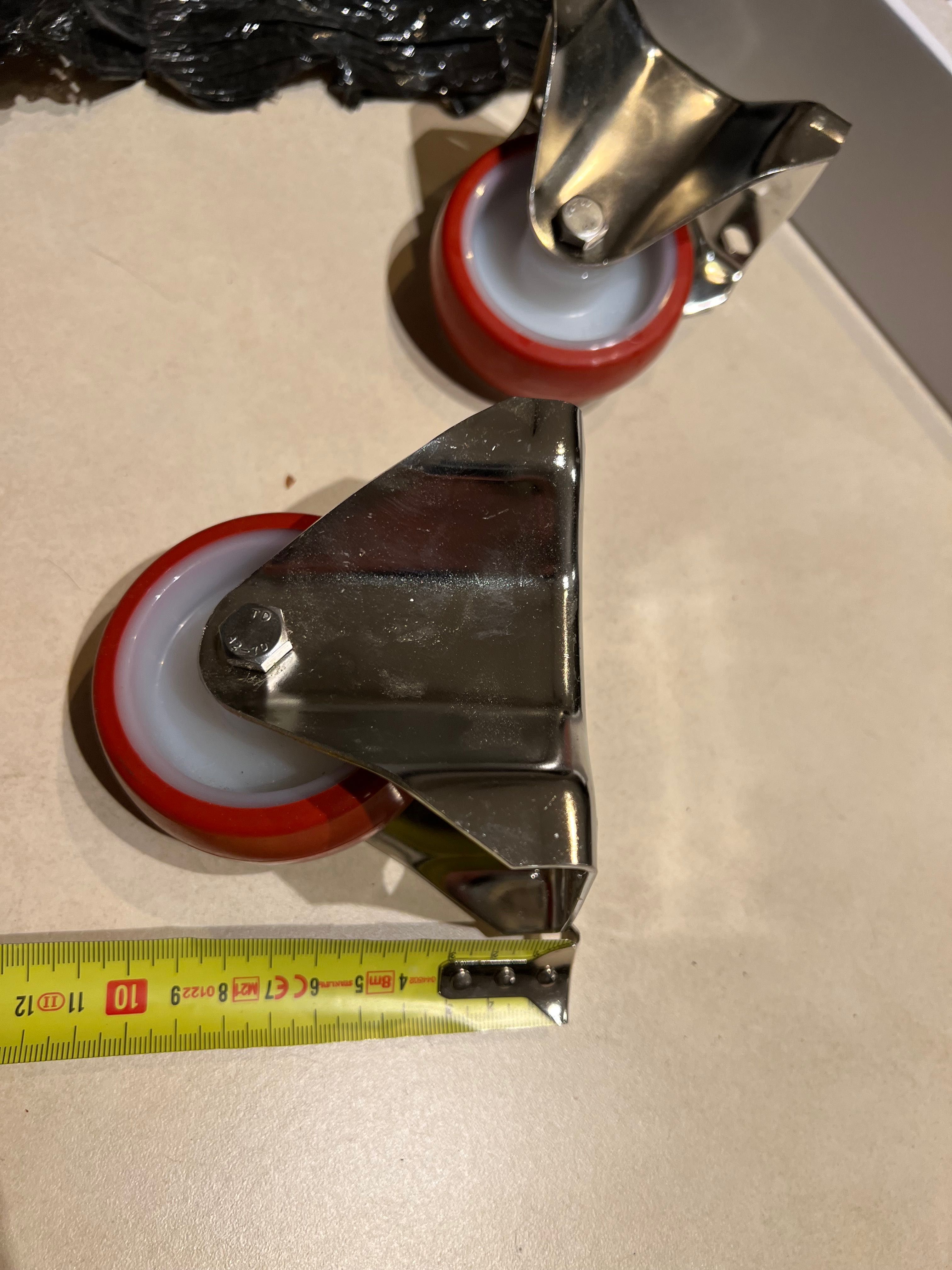 KÓŁKA STAŁE fi 80 mm 200 kg NIERDZEWNE Nowe 8 szt