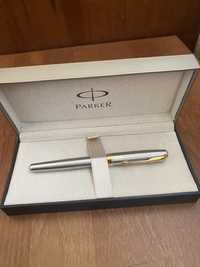 Перьевая ручка Parker Sonnet Stainless Steel с позолотой пера