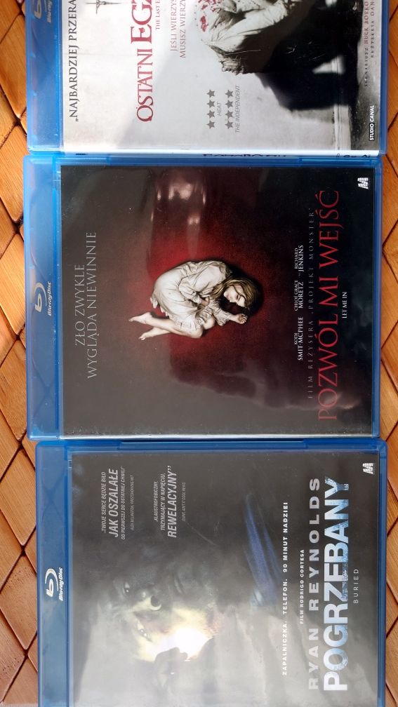 3xblu-ray,, Pozwól mi wejść",,Ostatni Egzorcyzm",, Pogrzebany "Pl wyda