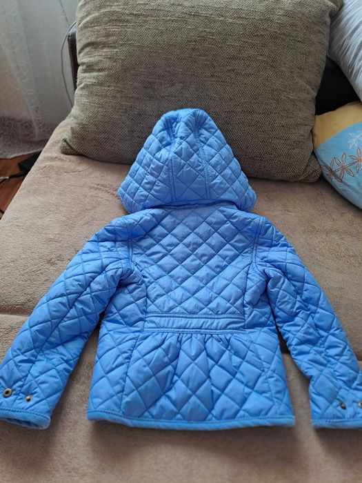 Nowa Pikowana wodoodporna kurtka Polo Ralph Lauren Barn roz. 5 110 cm