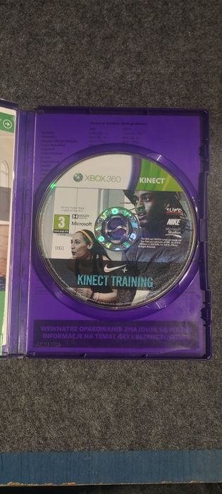 Xbox 360 + kinect + 3 gry