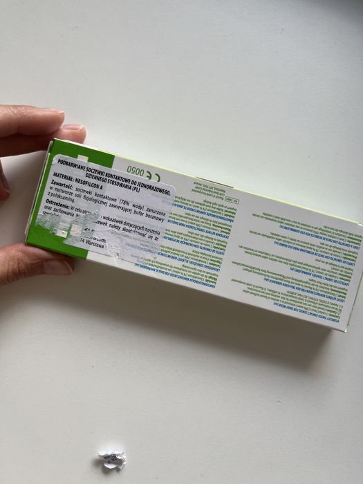 BioTrue, One Day, soczewki jednodniowe 8,6 5 sztuk moce -1 oraz -0,75