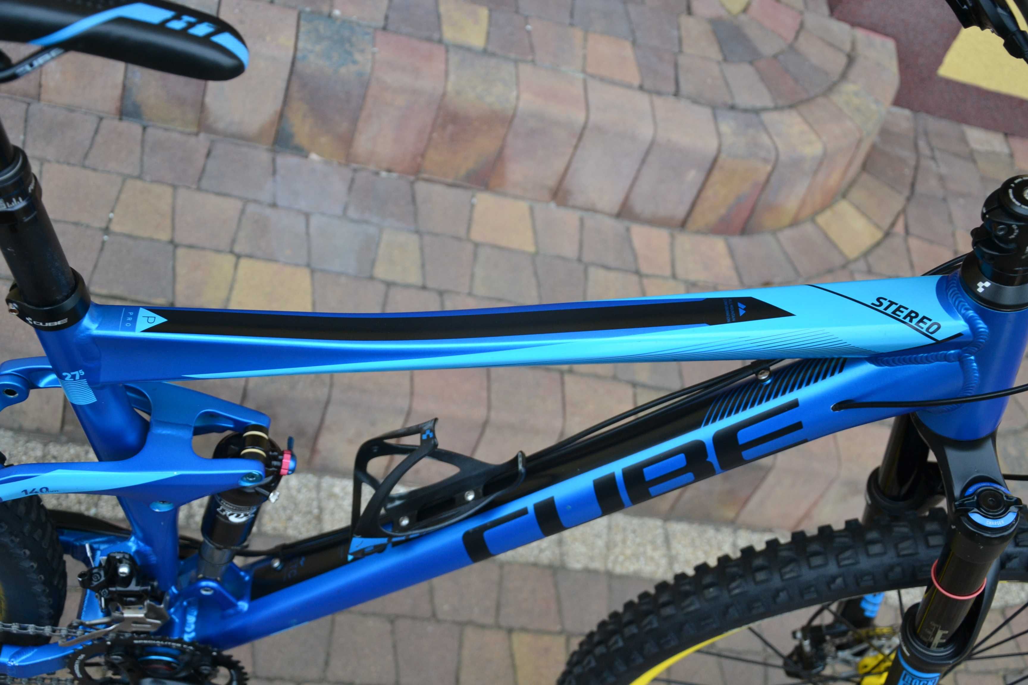 enduro Cube Stereo 140 PRO 27,5 Crossmax Raceface Pike FOX Reverb L