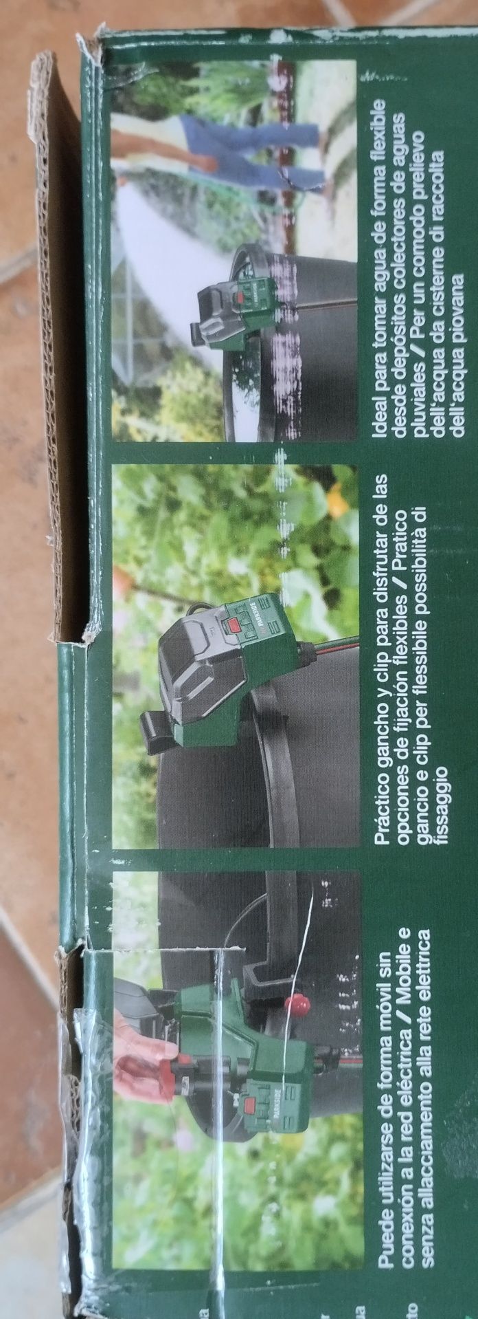 Bomba de água a bateria 12v Parkside