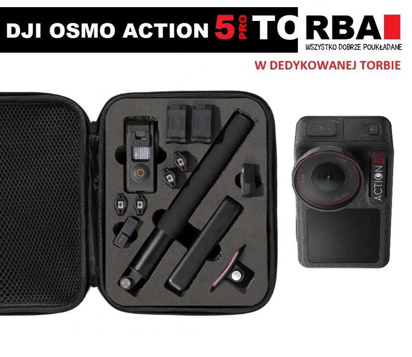 dedykowana torba transportowa do KAMER DJI OSMO ACTION 5 PRO