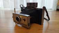 Polaroid Land Camera 350 + 2 Lampy, Kuferek - Ładny Stan