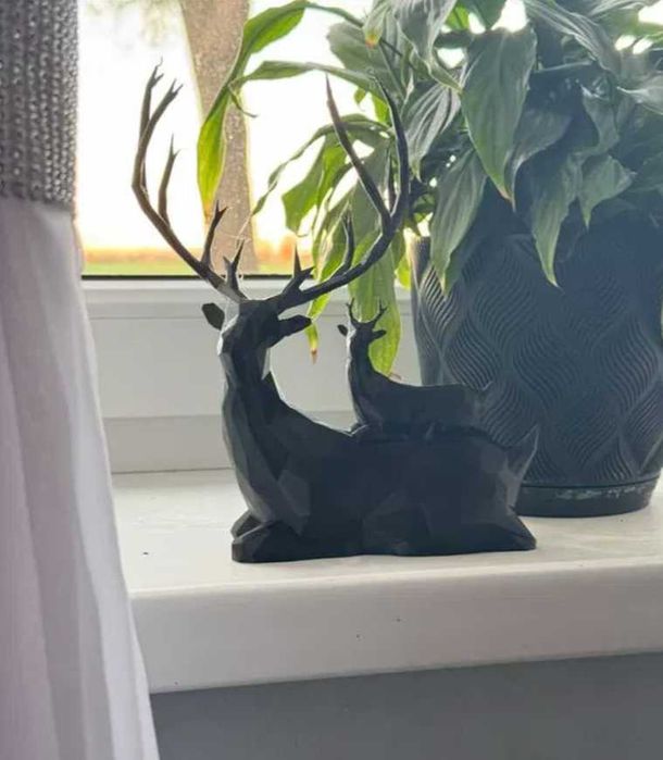 Figurka Renifer Jeleń Bożonarodzeniowy Ozdoba Świąteczna