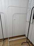 3 Suportes de cabides 1 branco 2 pretos