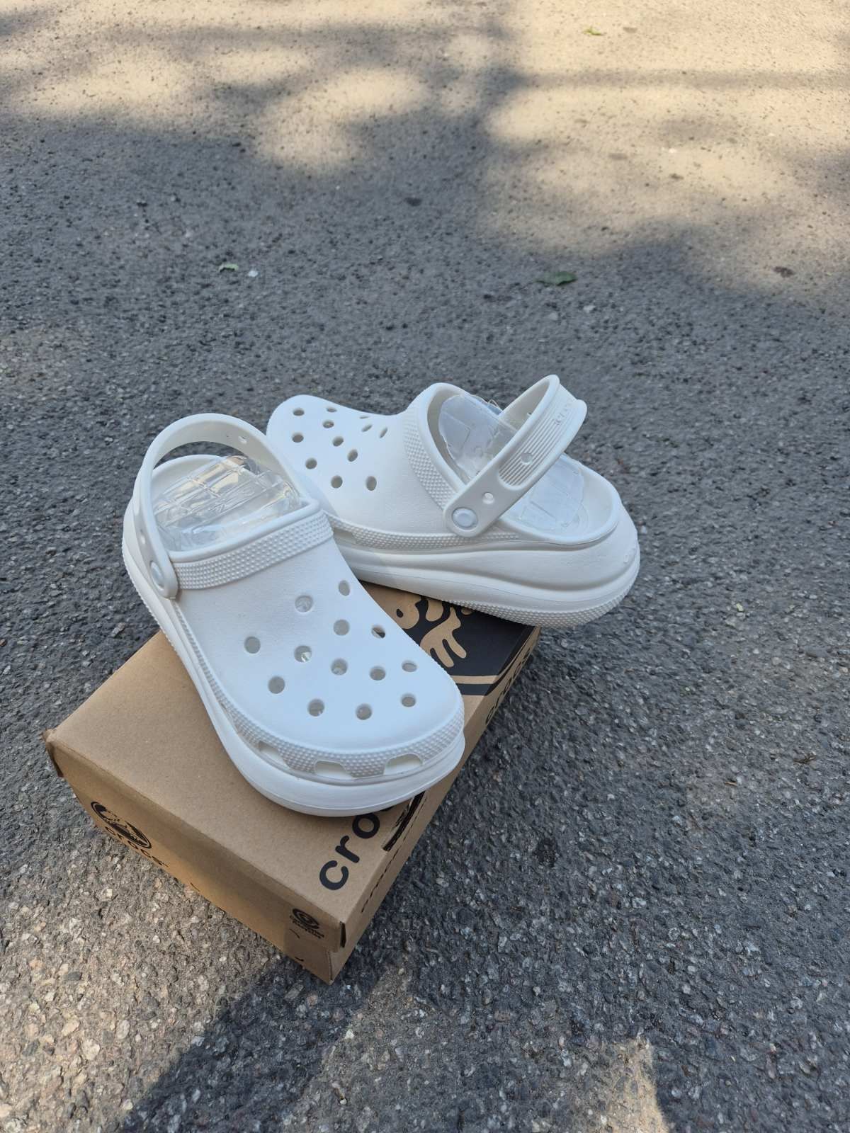 Крокси Оригінал Crush Platform White (Білі)