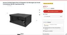 Armario De Rede Digitus Rack 19 Polegadas 4 U com chave