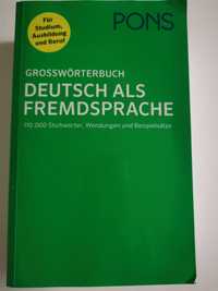 Deutsch als Fremdsprache, słownik, niemiecki jako język obcy