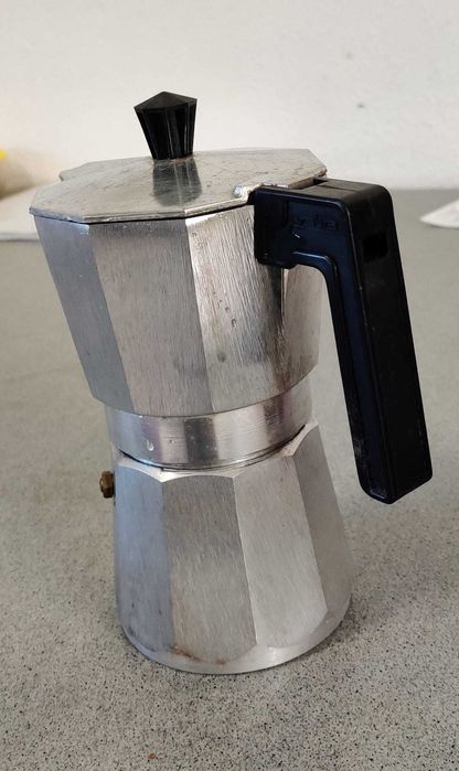 Cafeteira expresso de alumínio
