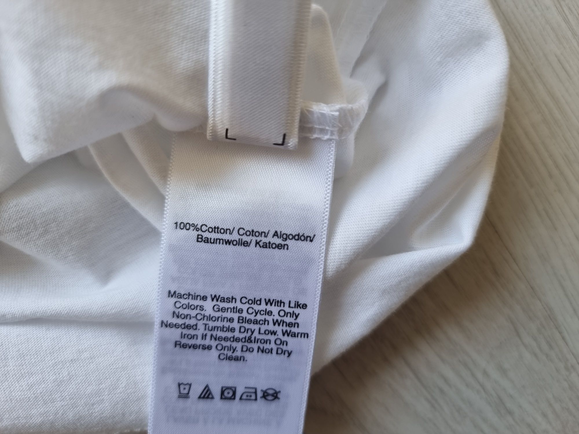 Оригинал! Женская футболка Dkny белая М размер Donna Karan