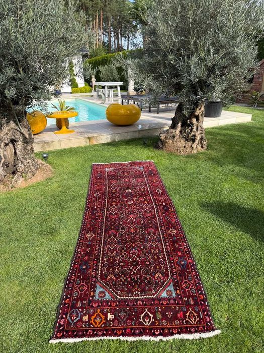 Dywan Chodnik Perski Wełniany R. Tkany Iran Hamadan 300x100 gal 12 tys
