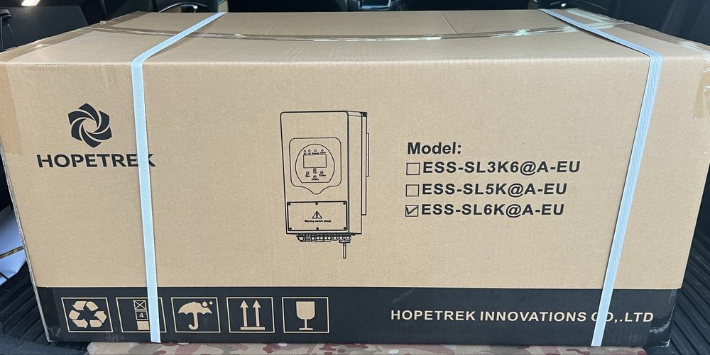 Deye SUN-6K-SG03LP1-EU та є батареї додатково на 5 кВт