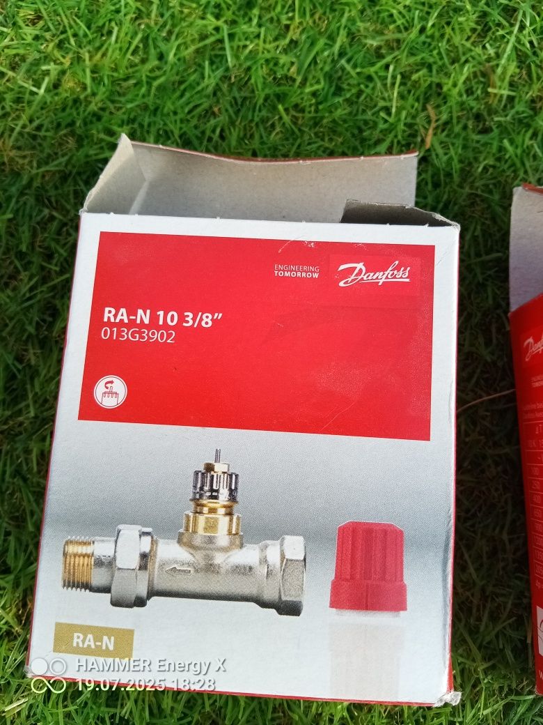 Zawór termostatyczny danfoss 3/8 prosty