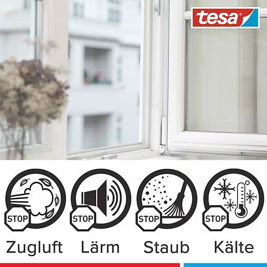 Tesa gumowa uszczelka dla okien i drzwi 25 m