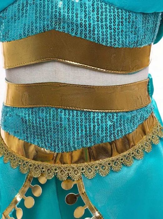 Nowy strój Jasmina Dżasmina Alladyn, r. 116/122 przebranie