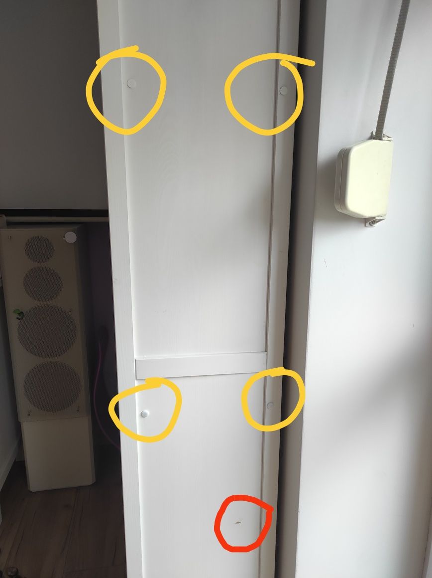 Biała witryna szafa półka na książki hemnes biblioteczka drewniana kor