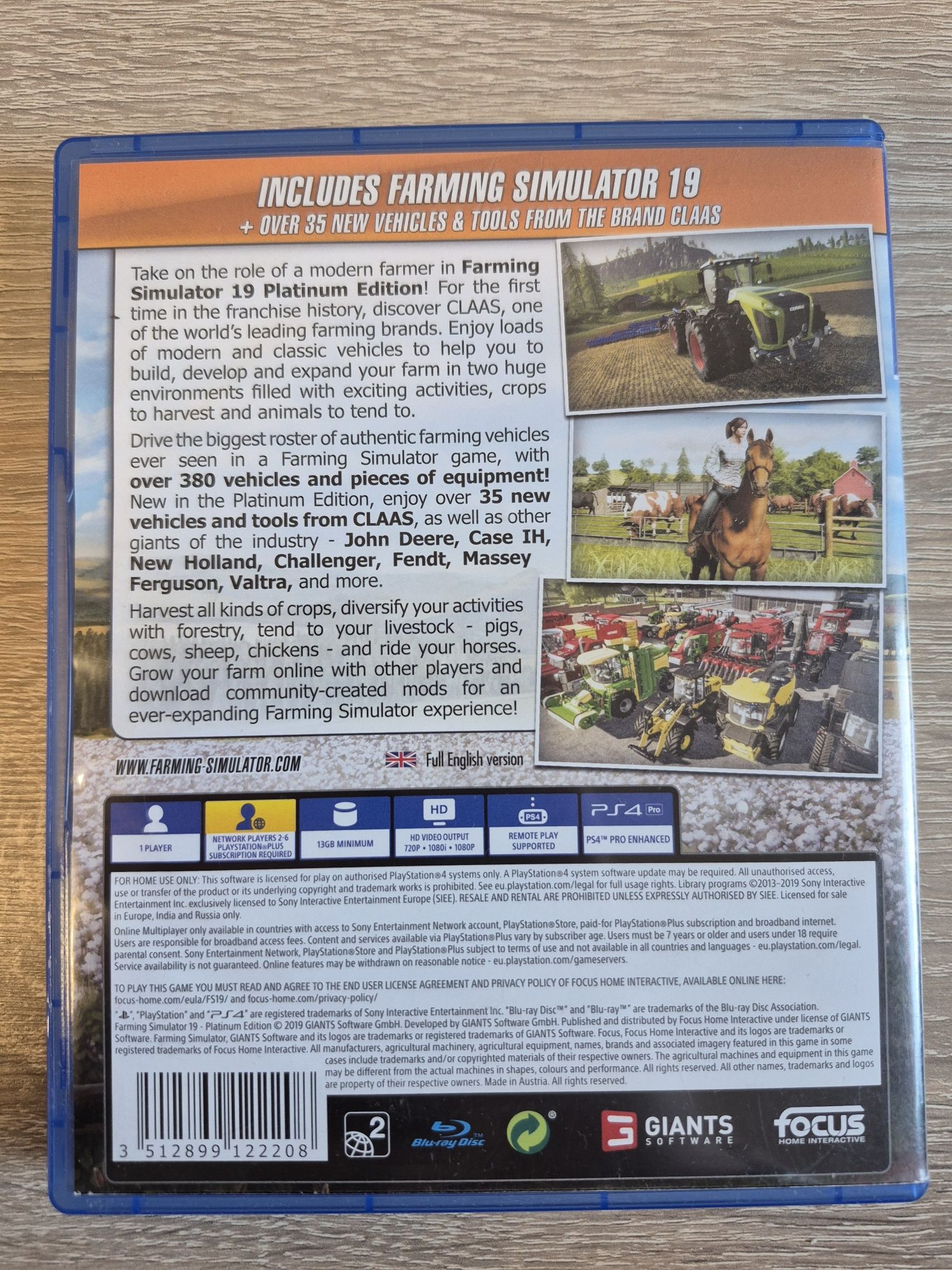 Farming Simulator 19 Platinium Edition PS4