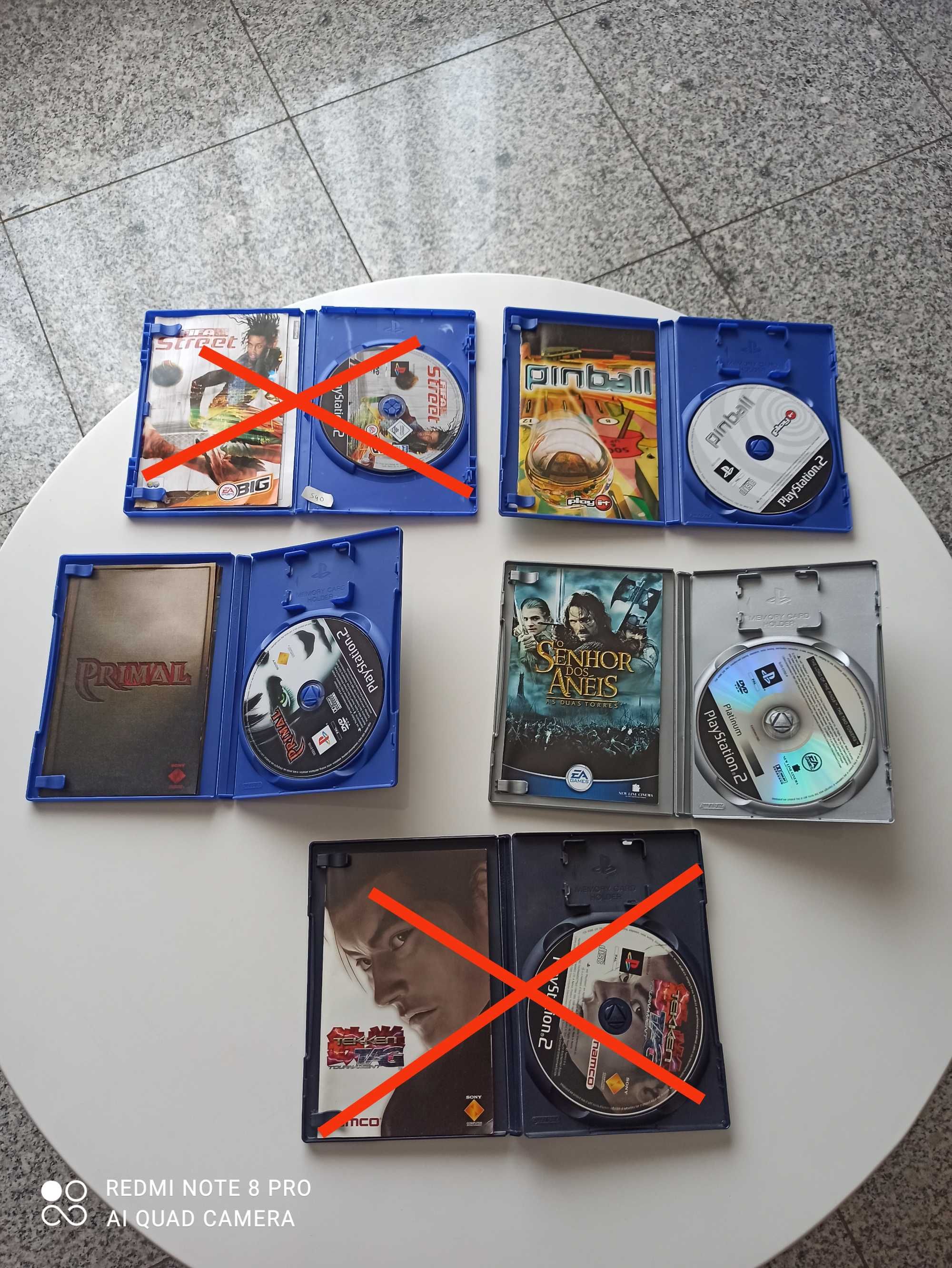 Vendo jogos PS2 completos e quase novos