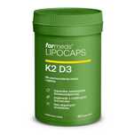 Witamina D3+K2 liposomalna 60 kaps Lipocaps