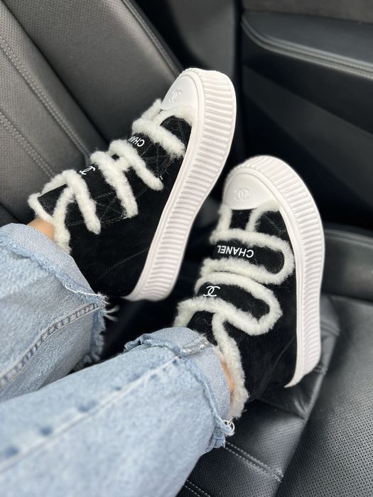 Зимові кеди черевики шанель chanel 38