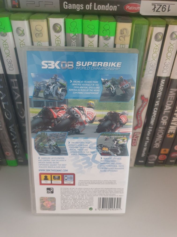 SBK 08 Superbike world championship psp playstation portable