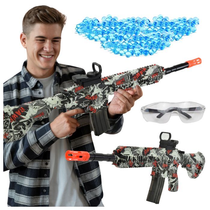 Automat Karabin 2W1 Pistolet Na Kulki Żelowe Orbiz