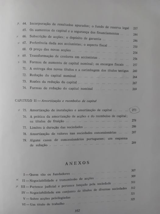 O Capital das Sociedades Anonimas  1961