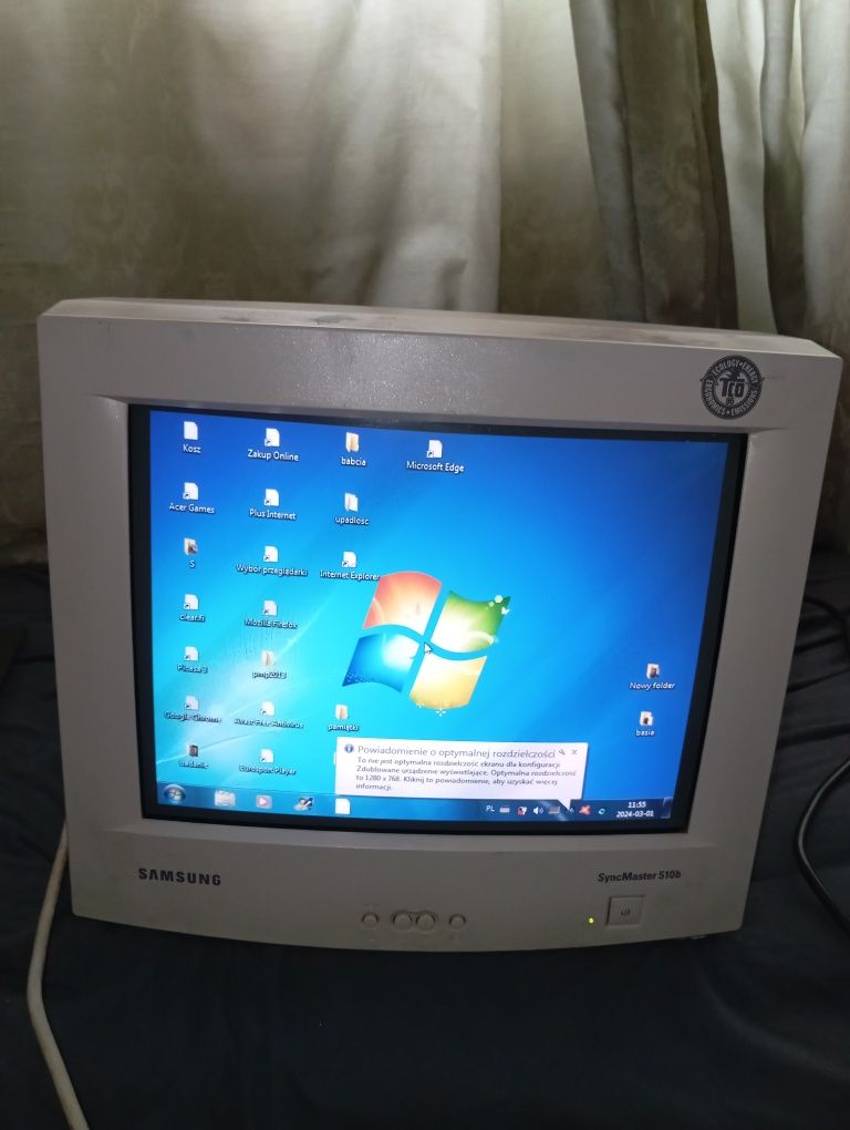 Okazja Monitor kineskopowy Samsung 510b