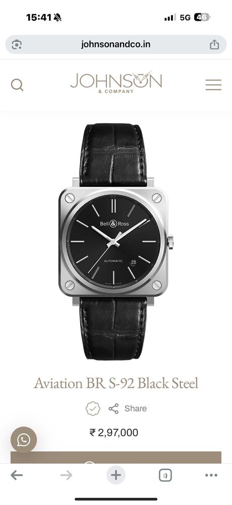 Relogio Bell & Ross Automatico