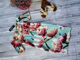 Joseph Ribkoff nowa sukienka w kwiaty letnia na lato kwiatowy print