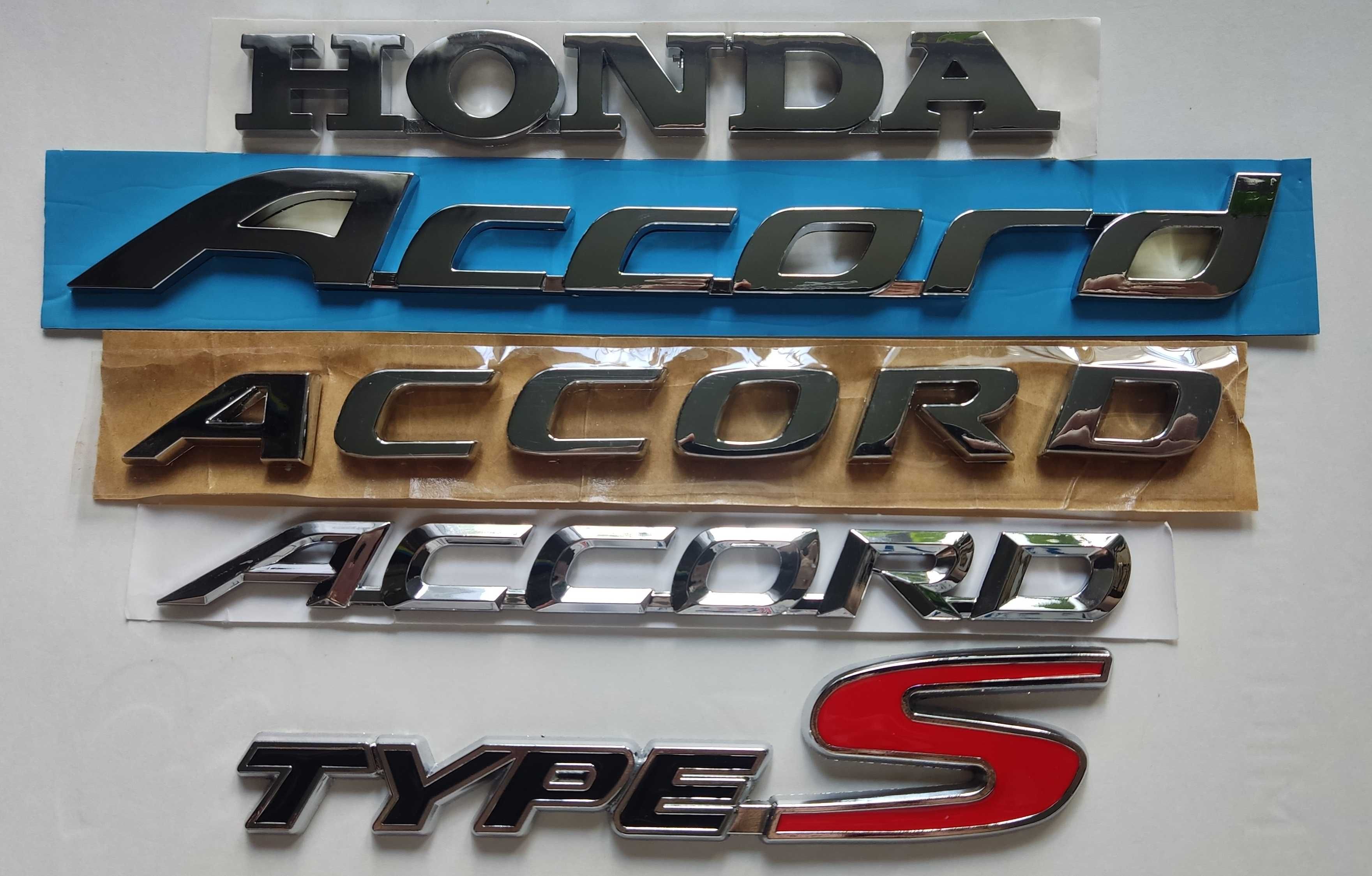 Эмблема Honda Accord TypeS надпись