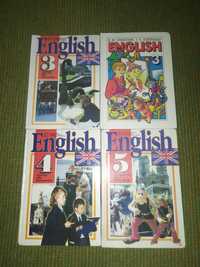 Продам підручники з англійської мови для 3,4,5 класу