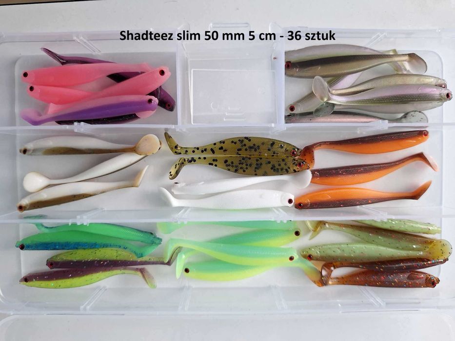 Shadteez slim 5 cm 1 g - 36 szt. przynęty szczupak okoń