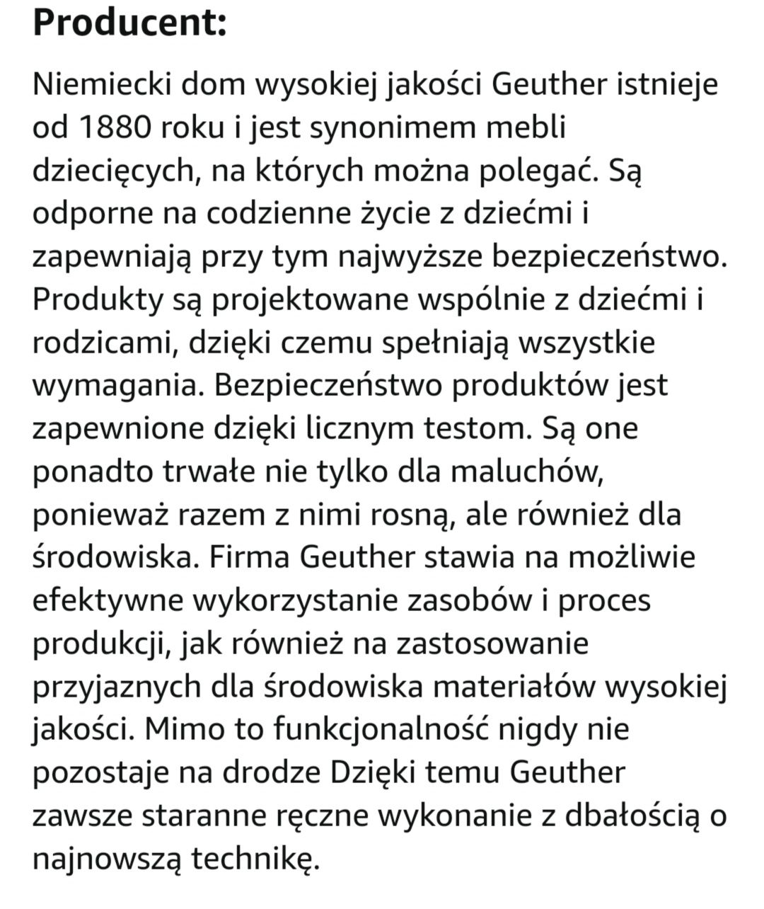 Geuther Koń na biegunach