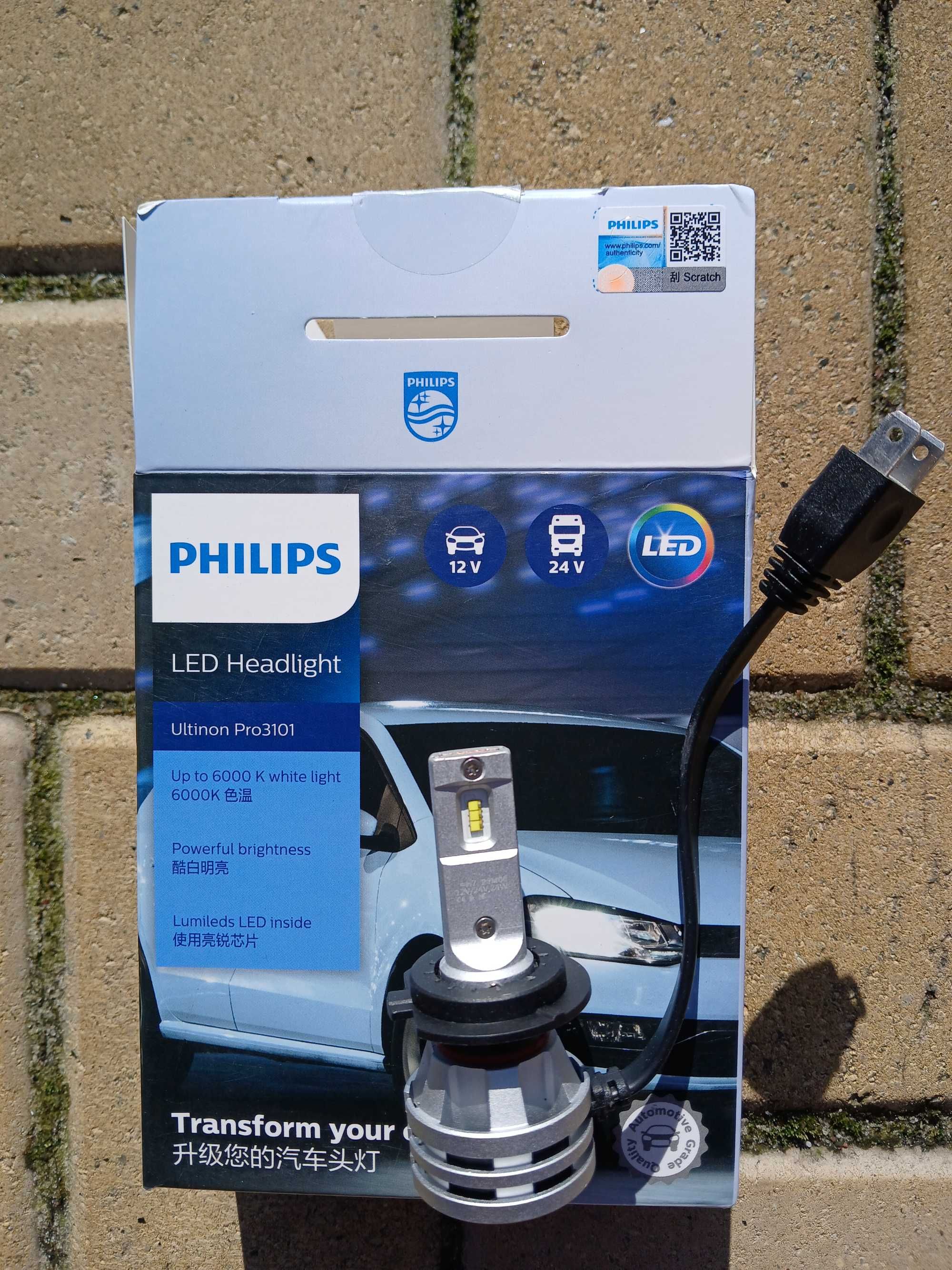 Philips LED H7 Ultinon Pro3101 12V/24V 6000K