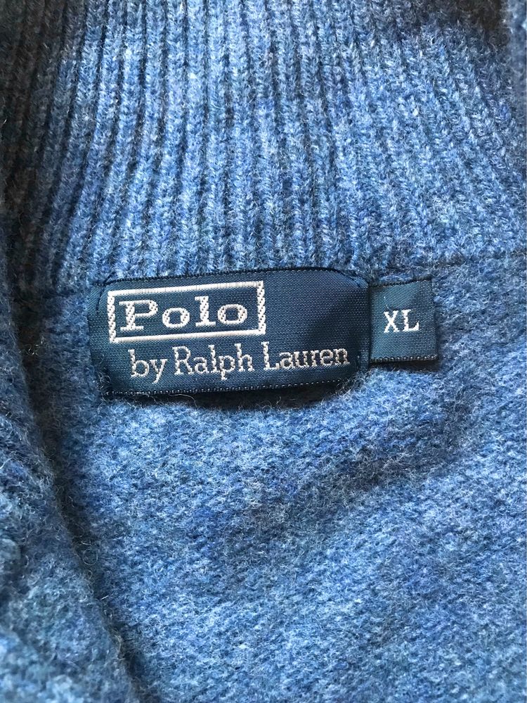 Вовняний шерстяний светр Polo Ralph Lauren bear golf lambs wool