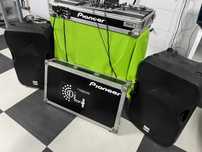 Kontroler DJ Pioneer + Case + Kolumny + Kable + Mikrofon