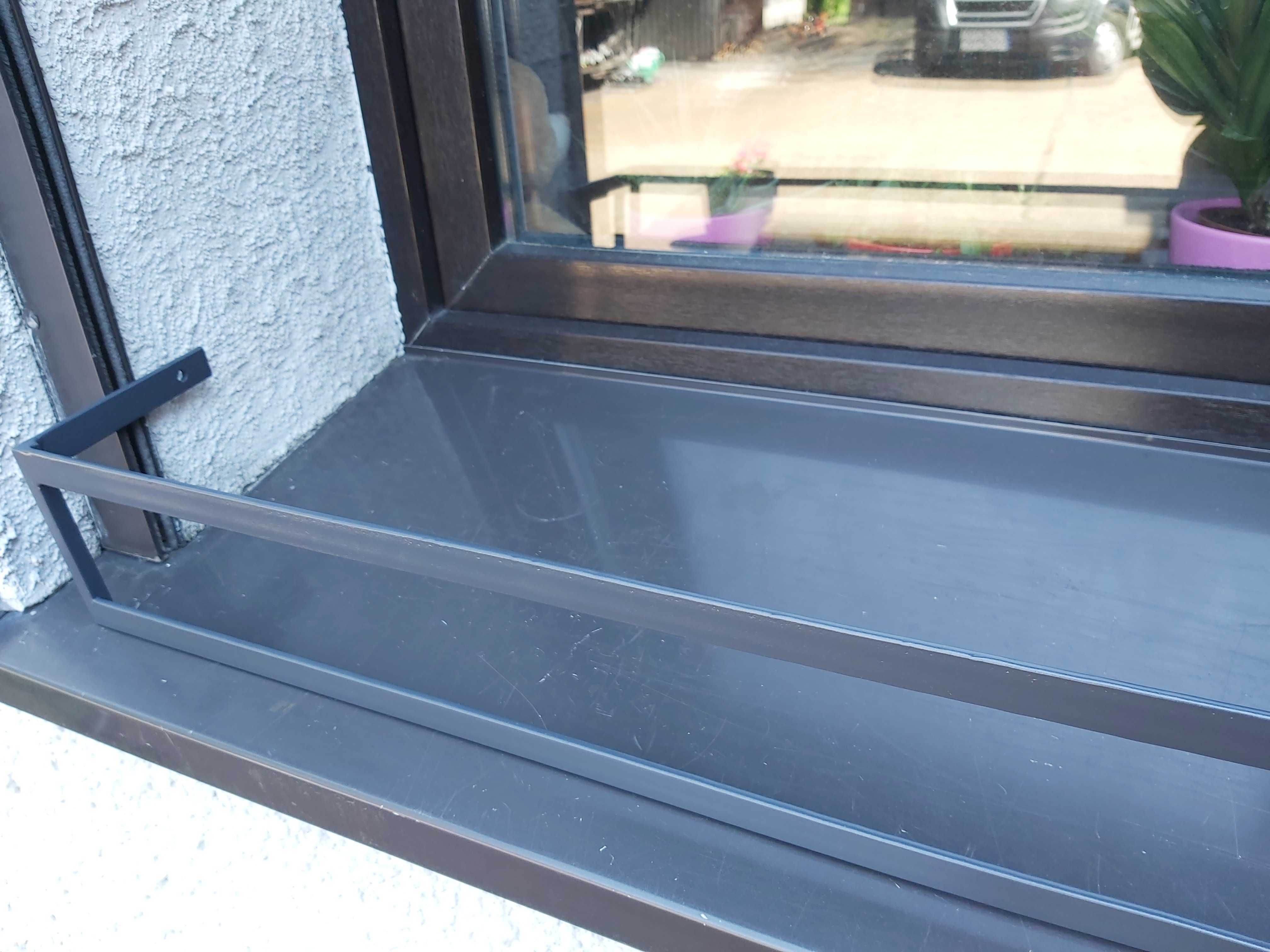 Kwietnik płotek barierka na parapet zewnętrzny do skrzynki wzór 0029