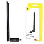 Baseus Karta sieciowa zewnętrzna 6dBi USB Adapter WiFi Wi-Fi 650Mb/s