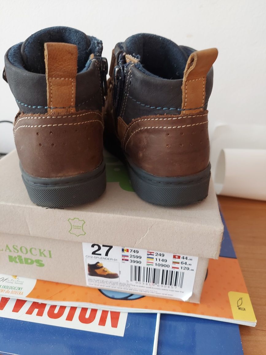 Buty chłopięce jesienne