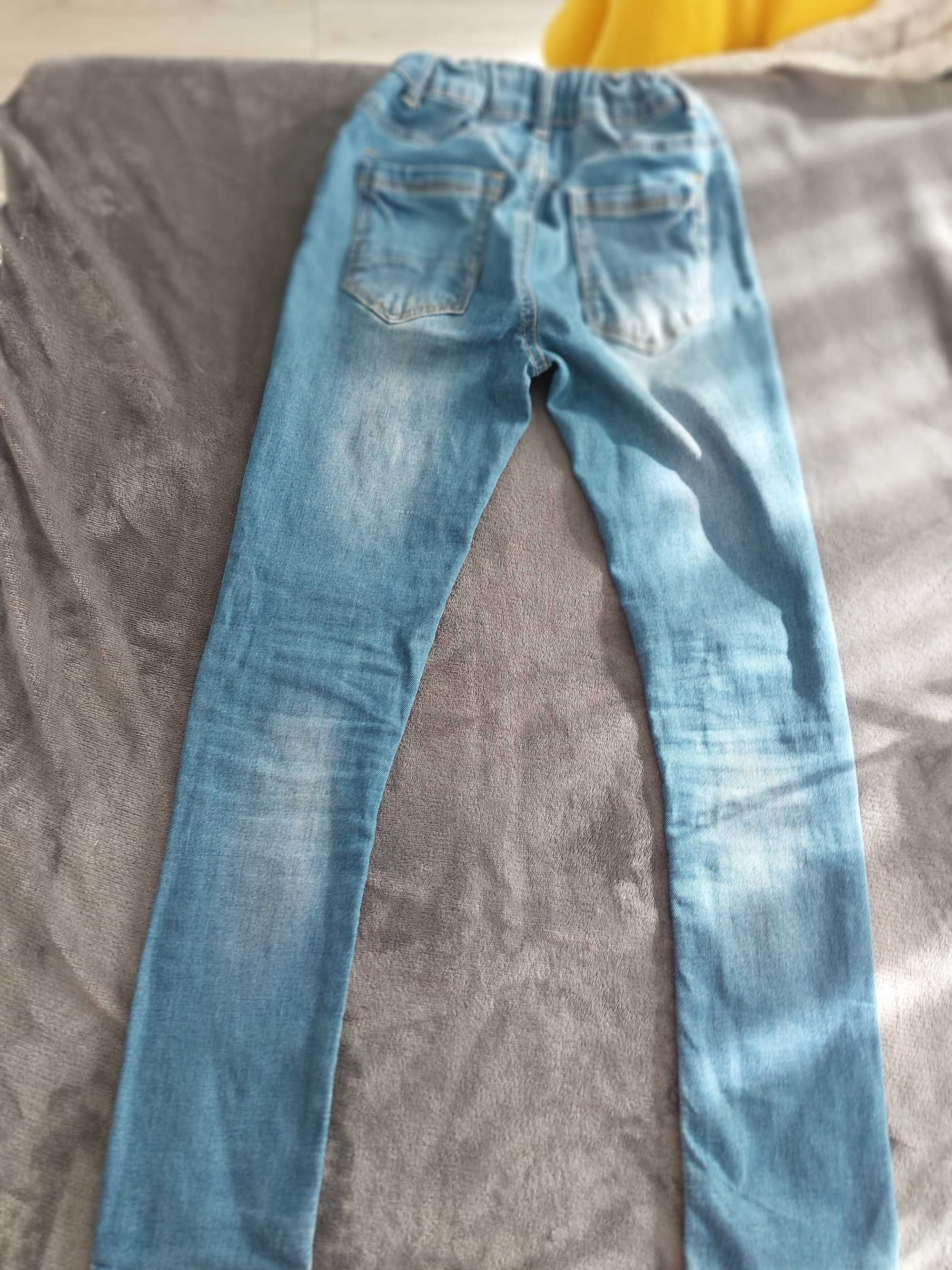 Spodnie jeans strecz Skinny dla chłopaka 9-10lat, rozmiar 140