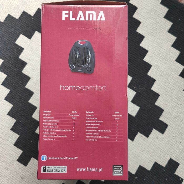 Venda Urgente: Termo ventilador 2000W marca Flama