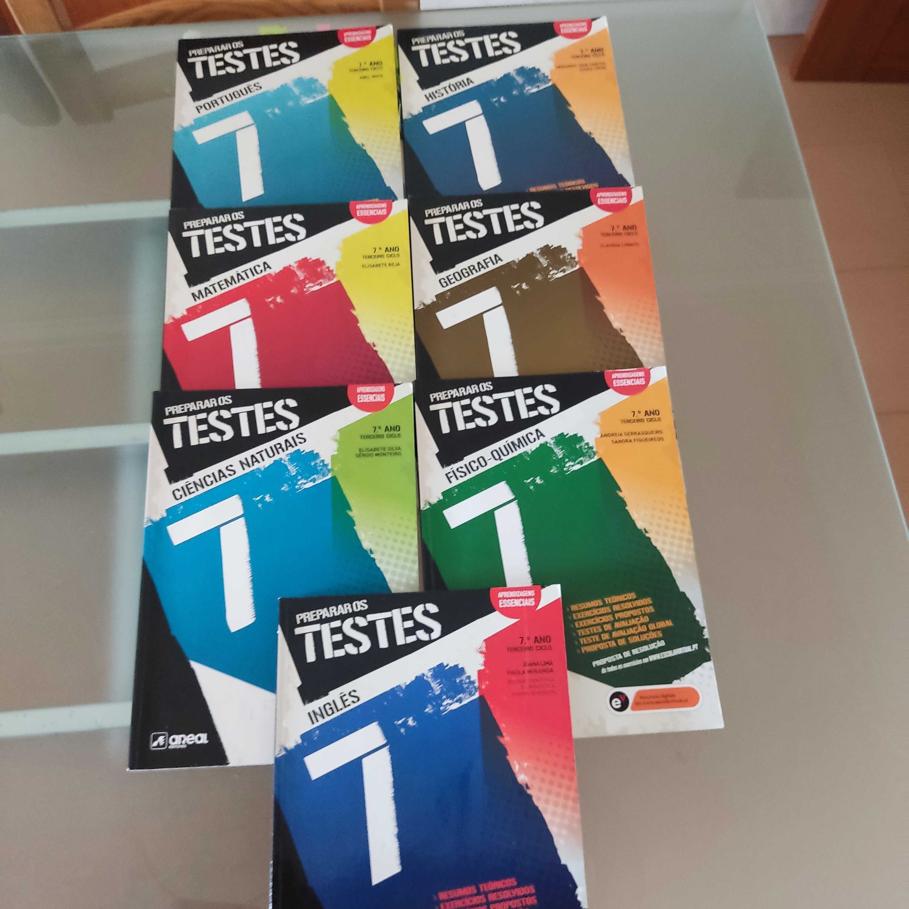 Livros exercícios 7 Ano